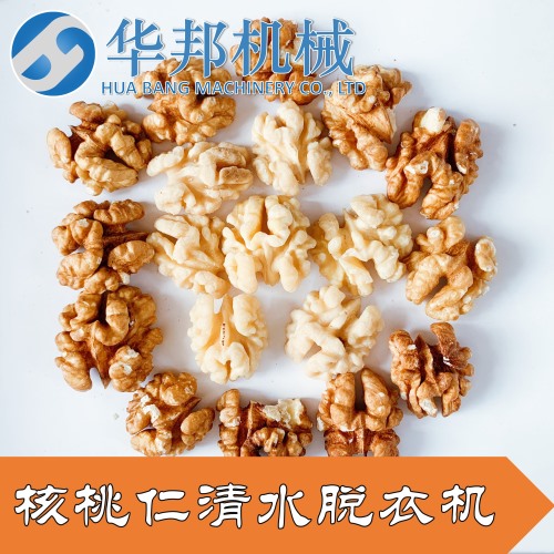 机械化核桃仁去皮机 华邦机械上门安装