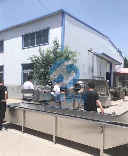 全程智能触屏操作核桃仁去皮流水线 去皮机