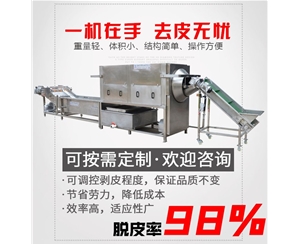 核桃仁脱皮机 纯物理核桃仁去衣设备