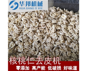 华邦 核桃仁去皮流水线