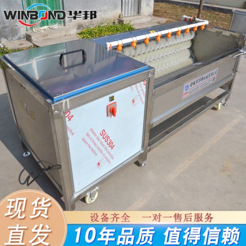全自动土豆去皮机 土豆毛辊去皮清洗机 型号齐全